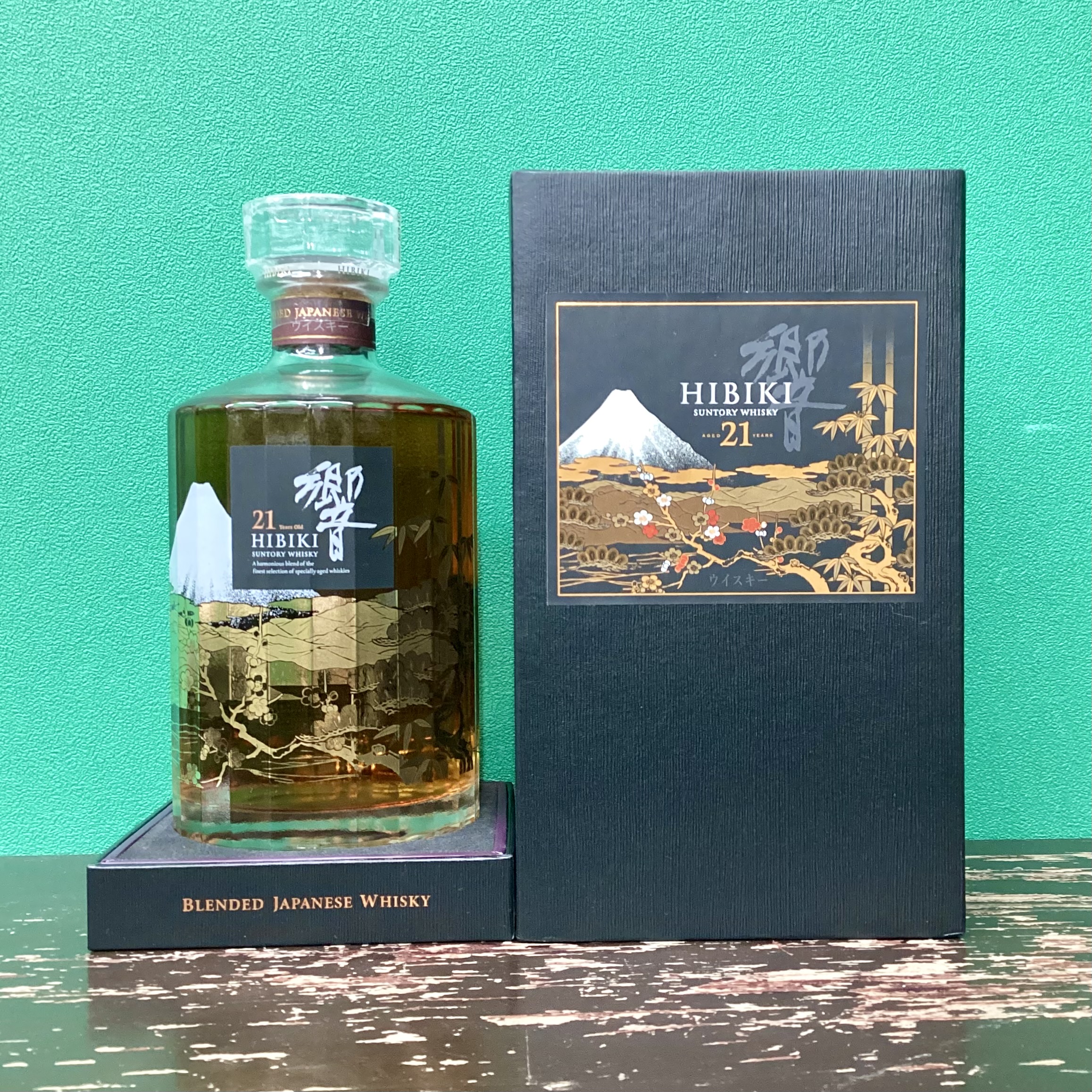 2025年4月13日<BR>サントリー 響21年<BR>意匠ボトル 花鳥風月<BR>買取しました！