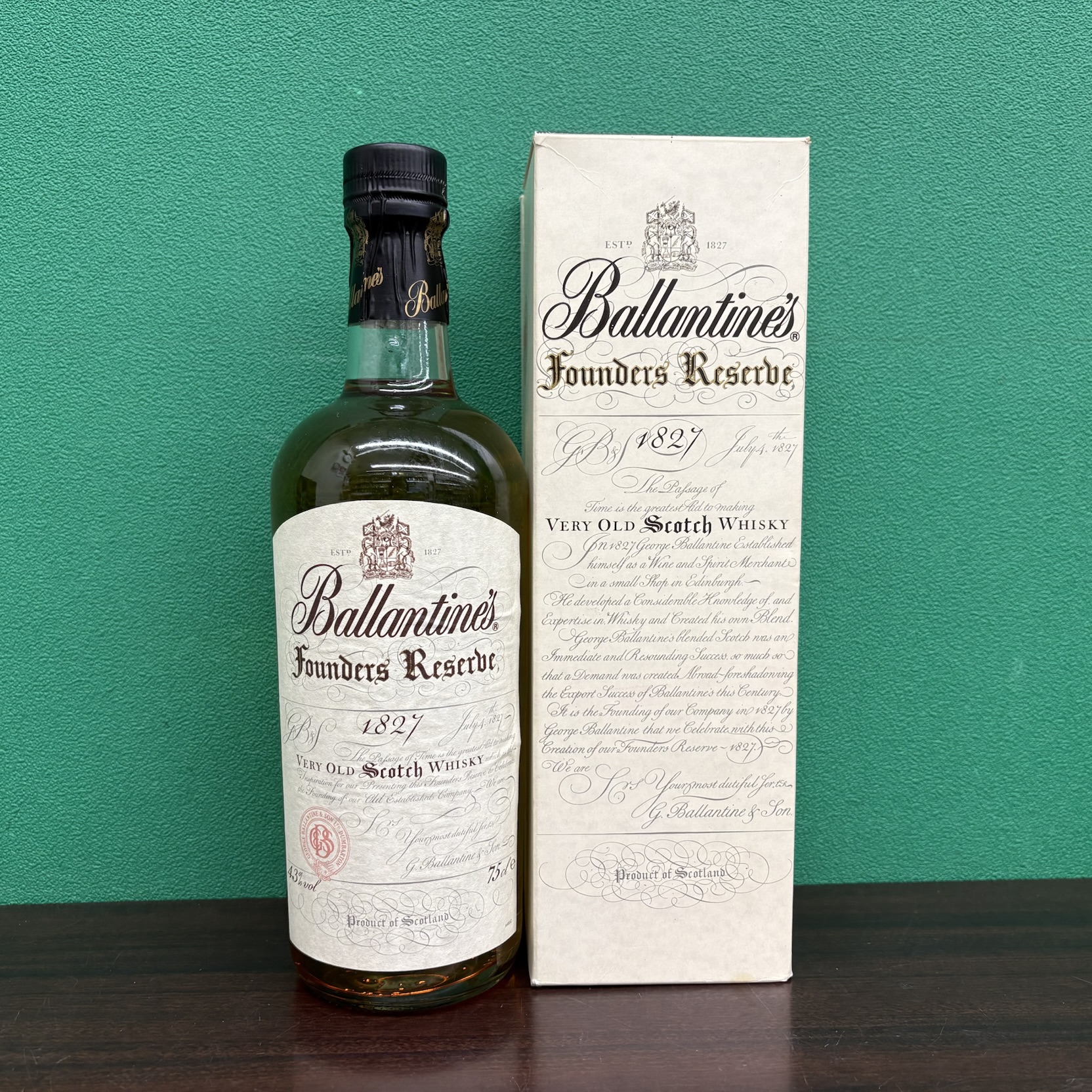 2025年6月18日<BR>バランタイン<BR>ﾌｧｳﾝﾀﾞｰｽﾞﾘｻﾞｰﾌﾞ1827<BR>買取しました！