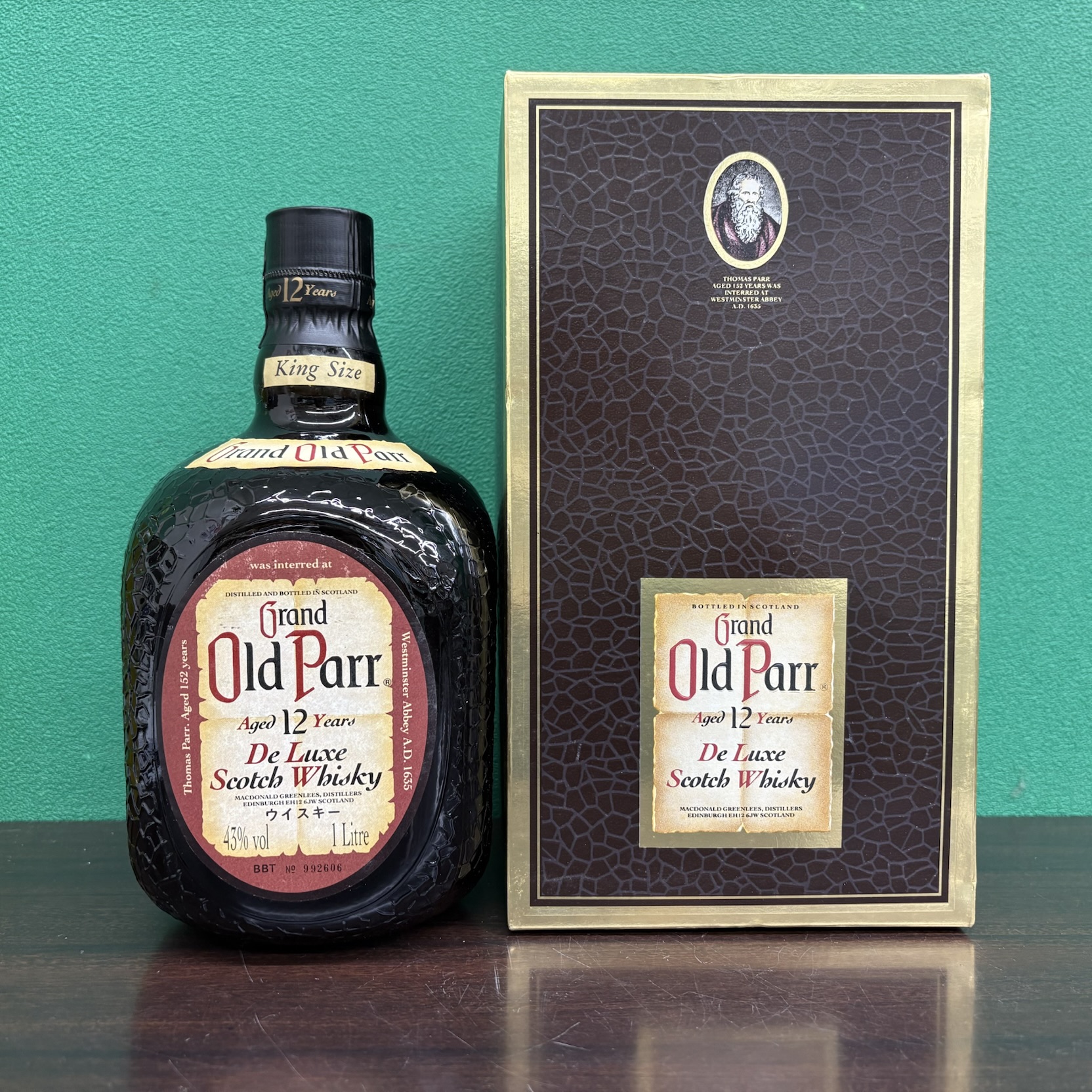 2025年8月20日<BR>オールドパー 12年<BR>1000ml 箱付き<BR>買取しました！