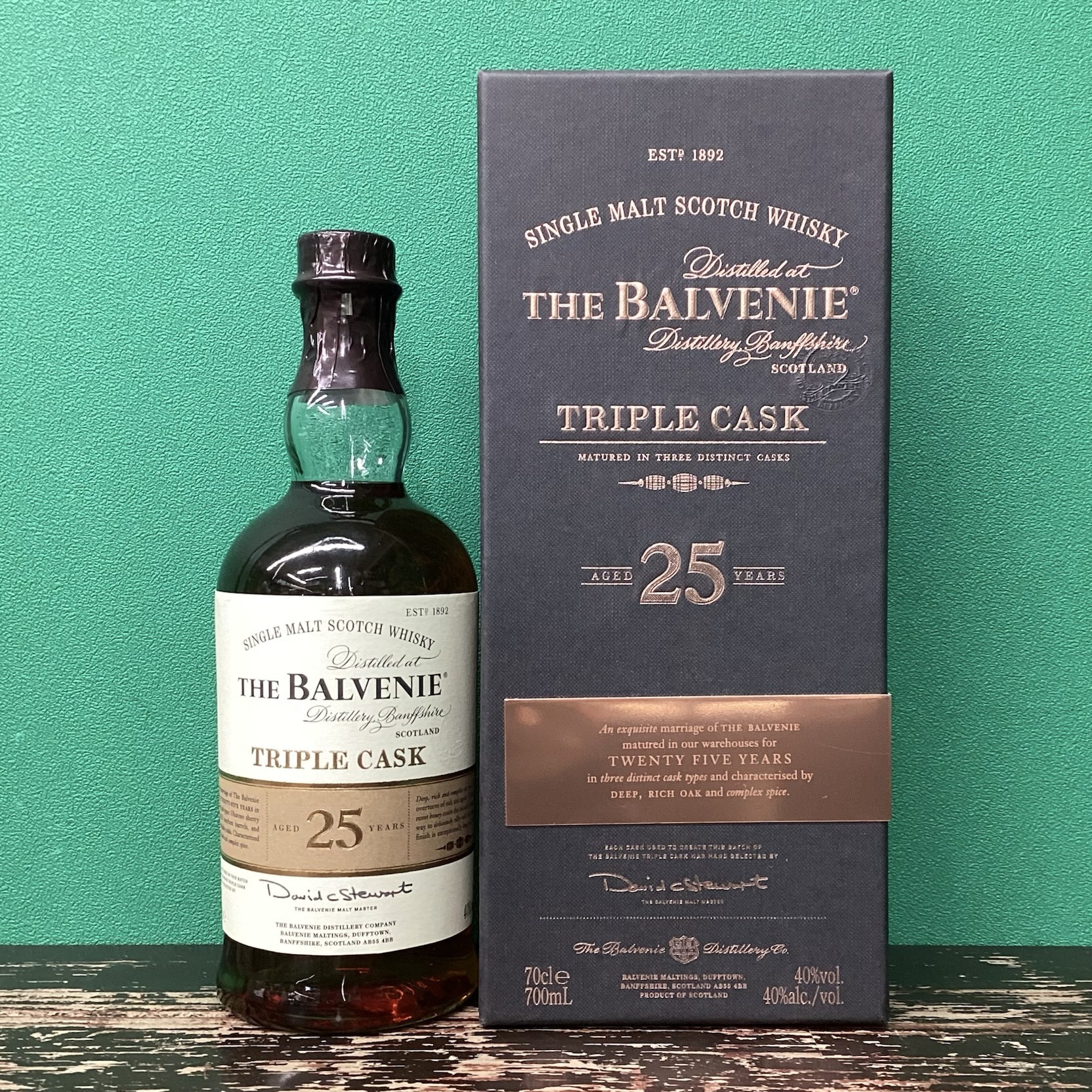 2025年12月4日<BR>バルヴェニー25年<BR>トリプルカスク<BR>買取しました！