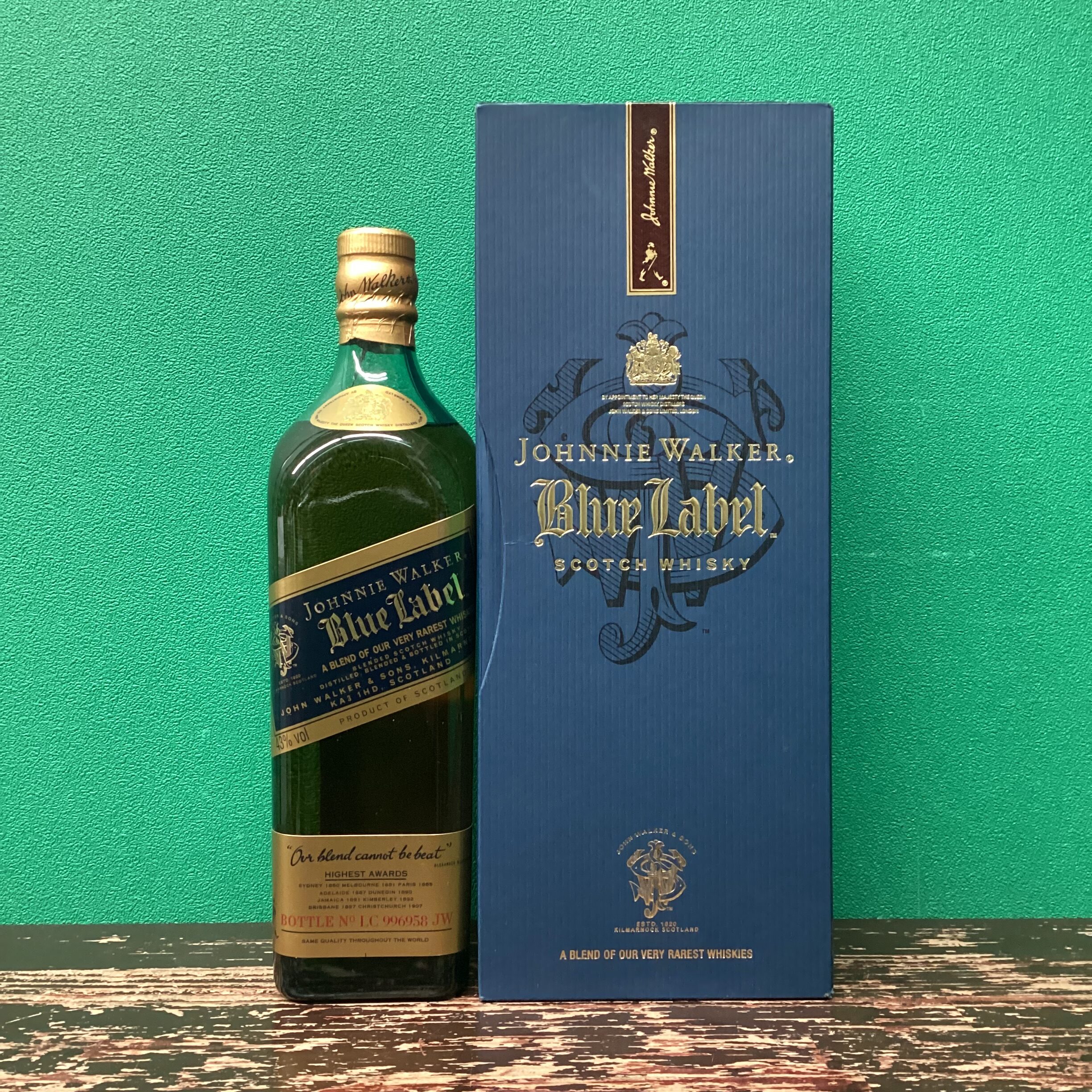 2025年12月14日<BR>ジョニーウォーカー<BR>ブルーラベル<BR>買取しました！